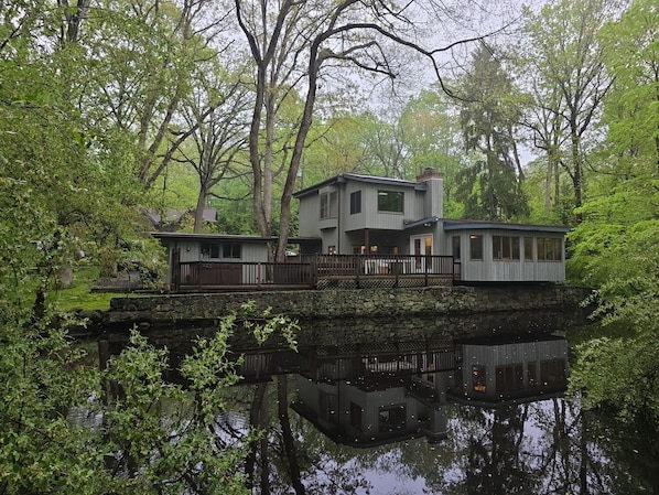 View from the back of the house