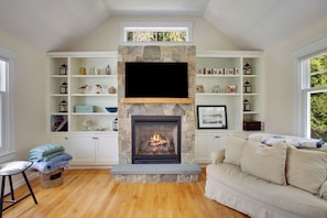 Family room off kitchen