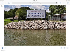 Entrance into the Marina area from the Tn River 