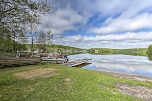Spend sunny summer days swimming & boating from the home's private dock.