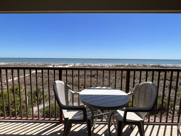 Love sitting on the balcony and enjoying the 