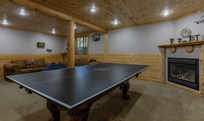 Perfect spot for a night of pool or ping pong with friends.