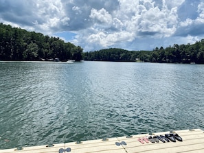 Views from our private dock