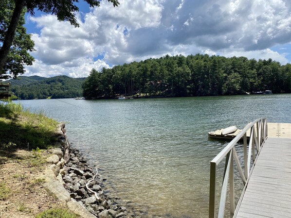 View from the dock