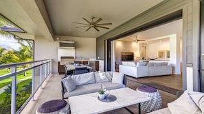 Offering views of the enclaves secluded pool area