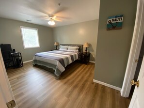 Master Bedroom with new King Bed