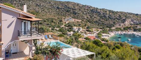 View of the property overlooking the Sea