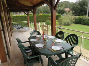 Terrasse couverte