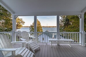 Balcony and seating