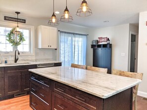 Kitchen Island and Seating