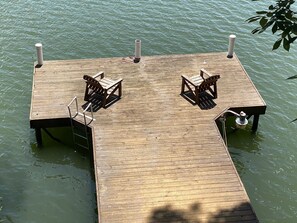 Dock your boat or enjoy fishing or swimming from the pier