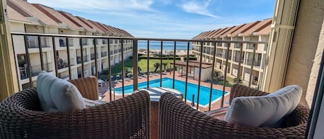 master bedroom balcony view