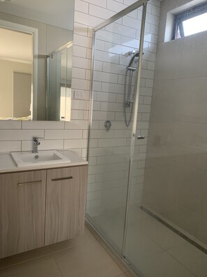 Spacious ensuite with privacy lock