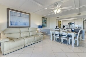 Living Room open to Dining Room