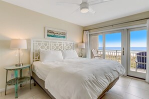 King Primary Bedroom with Oceanfront Balcony