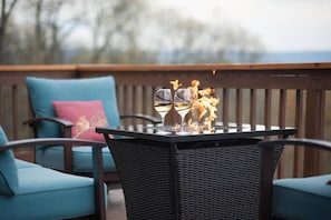 Enjoy your favorite beverage on the deck.