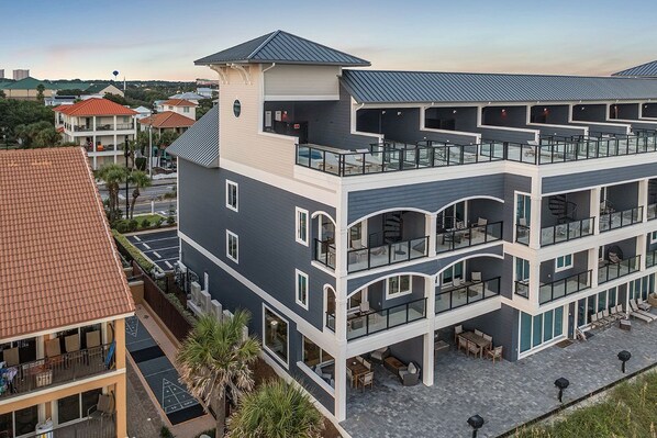 Crystal Clear - Luxury Beachfront Henderson Beach Villa with Private Rooftop Pool, Movie Theater, & Gulf Views in Destin, Florida - Five Star Properties Destin/30A