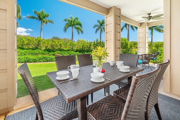 Outdoor dining