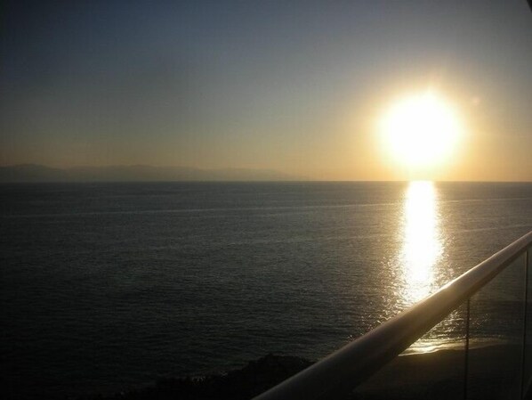Beautiful sunset view from Tower 1.