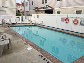 Professional maintained heated pool