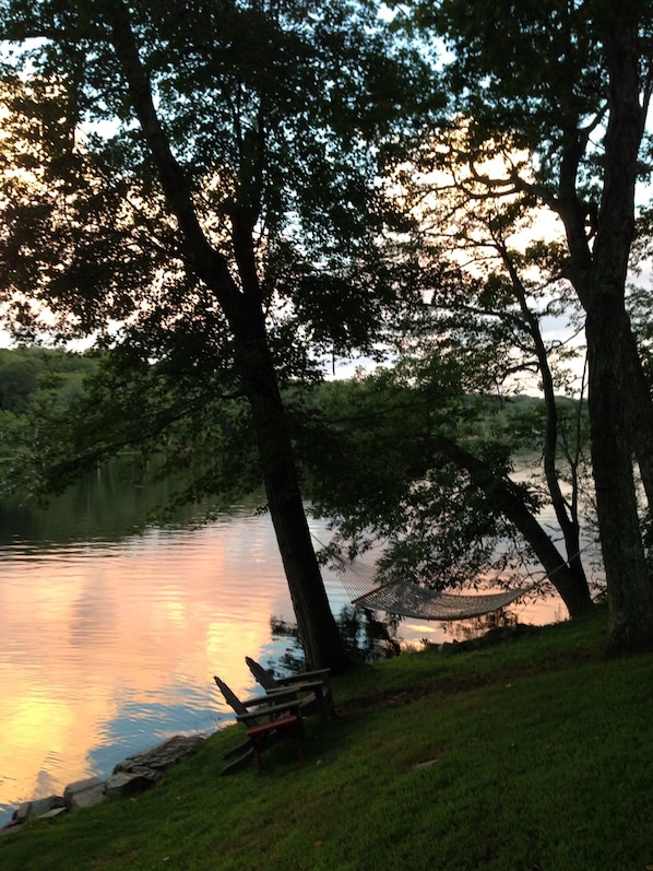 lake view from deck