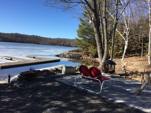 sitting area outside