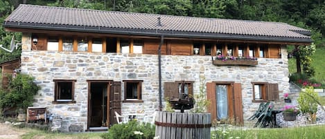 Front of the chalet
