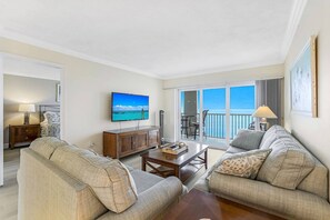 When you aren't at the beach or exploring around town, enjoy your favorite shows on the large Smart TV with Xfinity cable.