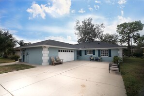 Rear Driveway and Garage
