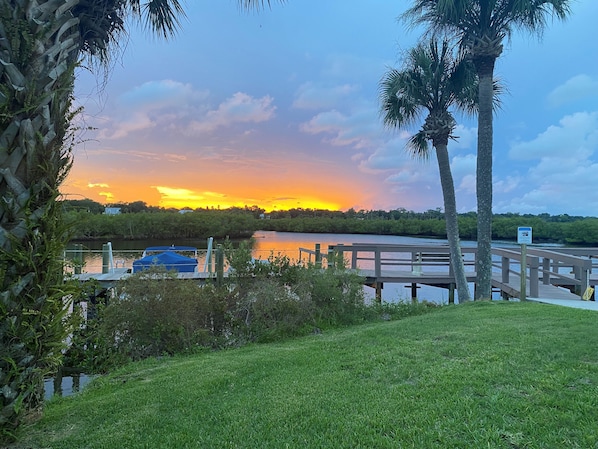 Amazing Sunsets and Incredible Views of the River from your private patio!