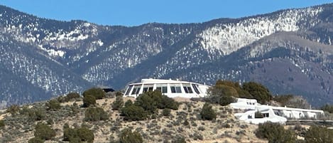 White, 2-level, Hilltop Dobson House 