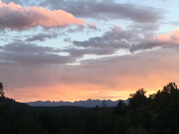 One of the many colorful displays at sunset!