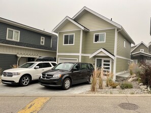 Parking in the driveway