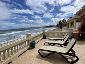 Relax on the lounge chairs…