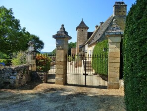 Front gate. 