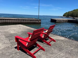 View from pier toward Washington Island