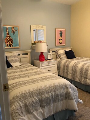 First Twin bedroom with 2 Twin beds