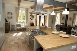 Haute open-plan kitchen