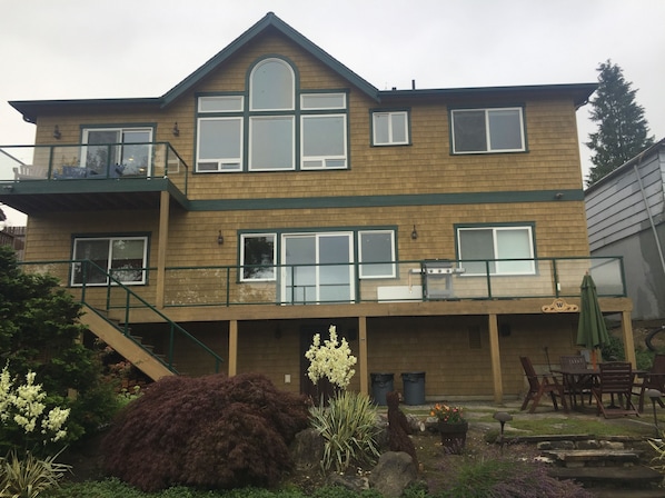 Rear of home.