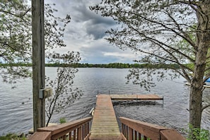 Dive off the private dock and spend the day swimming, boating, or fishing!