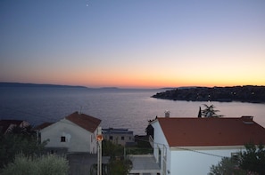 Blick von Terasse, Balkon