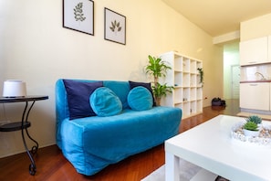The sofa bed