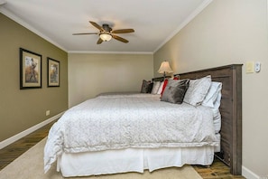 Embrace luxury and tranquility in this sumptuous bedroom, promising sweet serenity every night.