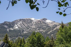 View from Balcony to Mammoth Mountain!