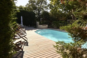 vu de la piscine de la terrasse Bernardi 