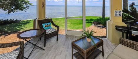 Enjoy Bay Breezes on your Screened in Porch