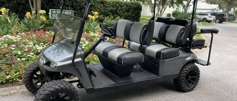 6-seater golf cart