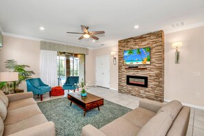 Living in Style: Our townhouse living area is a haven of sophistication, offering both comfort and a modern aesthetic for an elegant stay