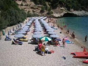 Blick auf den Strand