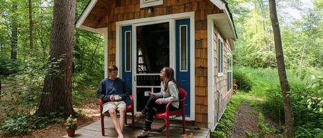 Private and peaceful on the front deck